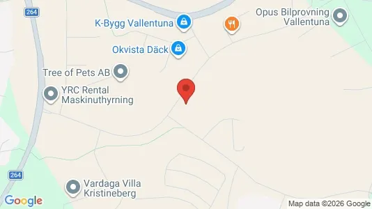Fastighetsmarker till försäljning i Vallentuna - kort over placeringen